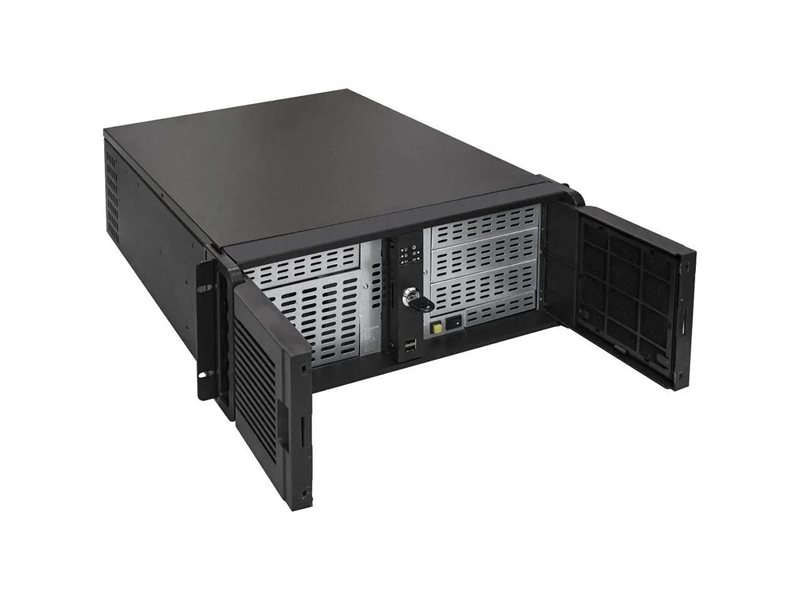 Exegate EX244605RUS Серверный корпус Exegate Pro 4U4132 <RM 19", высота 4U, глубина 480, БП 700ADS, USB>
