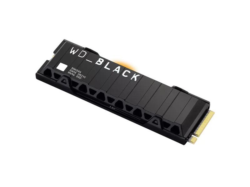 Твердотельный накопитель Western Digital Black SN850X SSD M2.2280 PCIe 4.0 2Tb, 7300MBs/6600MBs, TBW 1200, with heatsink, WDS200T2XHE, 1 year