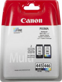 Картридж струйный Canon PG-445/CL-446 8283B004/008 многоцветный/черный набор печ.гол.в компл. для Canon MG2440/MG2540