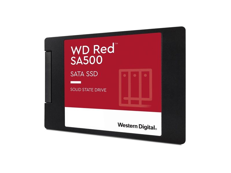 Твердотельный накопитель SSD WD SA500 WDS100T1R0A 1TB 2.5" Client SATA 6Gb/s, 560/530, IOPS 95/85K, MTBF 2M, 3D TLC,600TBW, NAS, Retail