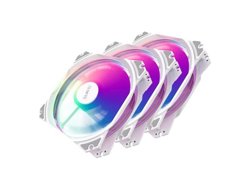 Вентилятор в корпус ALSEYE M120-PWA KIT FAN 3*120mm, 800;1700rpm, 31;66CFM, 19.4;33.8dBA, AURA RGB, PWM + 3pin Aura, RTL{24} (875712)