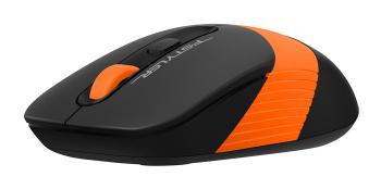 Мышь A4Tech Fstyler FG10 черный/оранжевый оптическая 2000dpi беспров. USB 4but (FG10 ORANGE)