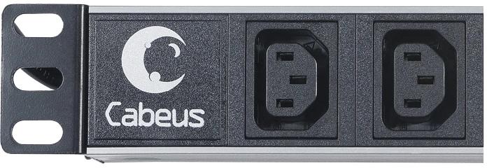 Блок распределения питания Cabeus PDU-8I-2IEC гор.размещ. 8xC13 10A IEC-320-C14 2м