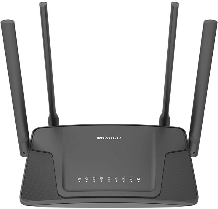 Роутер беспроводной Origo OWR1530AXG (OWR1530AXG/A1A) AX1500 10/100/1000BASE-T черный