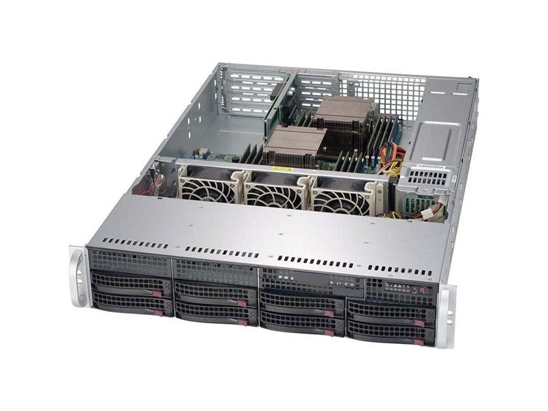 Корпус SuperMicro CSE-825TQ-563LPB BLK 2U SC825TQ LP CSE W/563W + TQ BPN