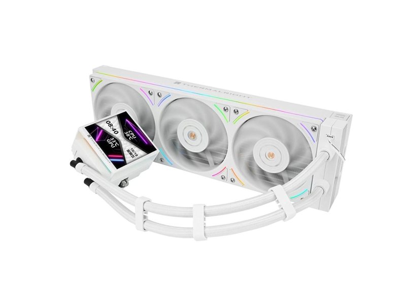 Thermalright Система водяного охлаждения Hyper Vision 360 UB ARGB White / 3x120mm ARGB PWM Fans / TRHV360UBAW