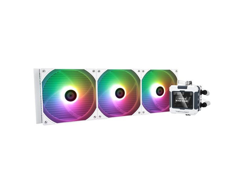 Thermalright Система водяного охлаждения Frozen Warframe 420 White ARGB / 3x140mm ARGB PWM Fans / TRFW420AW