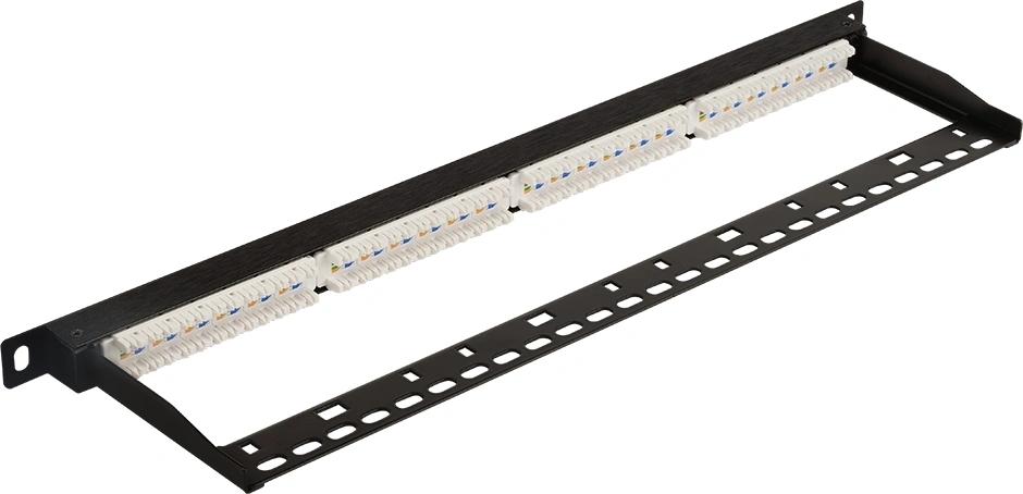 Патч-панель Lanmaster LAN-PPC24U6A 19" 0.5U 24xRJ45 кат.6A UTP