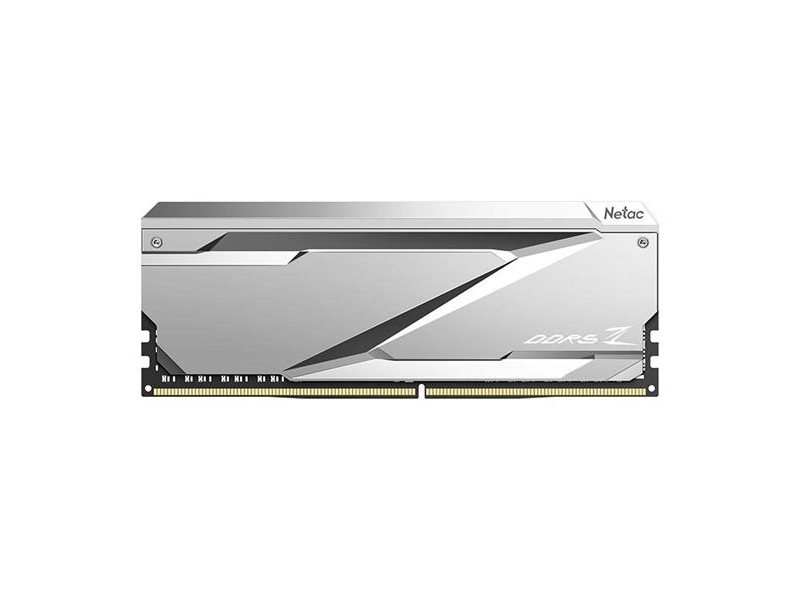 Оперативная память Netac Z RGB 32GB (2x16GB) DDR5-6600 (PC5-52800) C34 34-40-40-105 1.4V XMP Dual DIMM Kit Silver