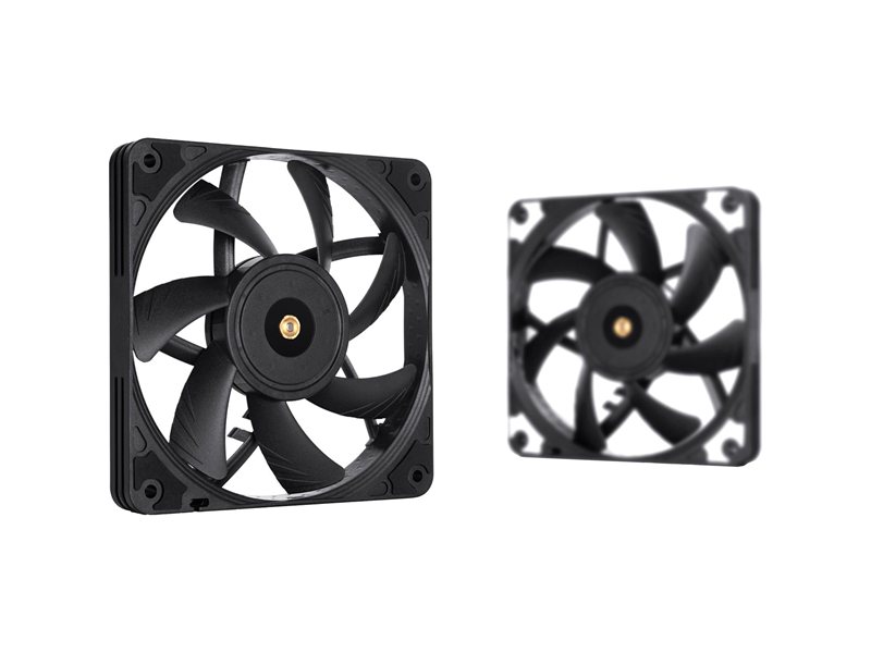 Кулер для корпуса/ Case Cooler Noctua NF-A12x15 PWM chromax.black.swap (120x120x15mm, 4-pin PWM, 55.44CFM, 23.9dBA, 1850RPM, Black)