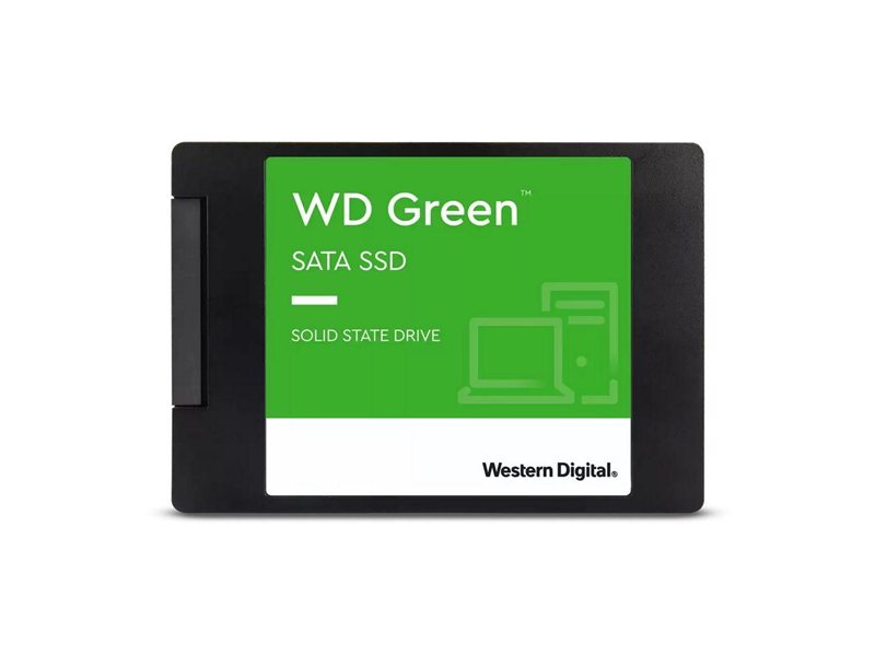 Твердотельный накопительSSD WD Green WDS240G3G0A 240GB 2.5" Client SATA 6Gb/s, 545/465, 3D-NAND TLC, Retail (894287) {10}
