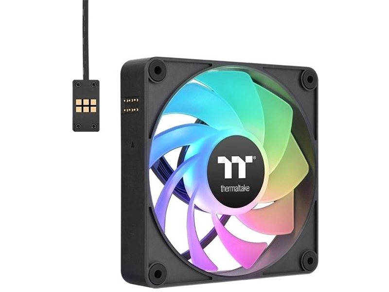 Вентилятор для корпуса Thermaltake CT120 EX Sync Reverse ARGB 120х120x25 черный 4-pin 31.2дБ (упак.:3шт) (CL-F192-PL12SW-A) Ret