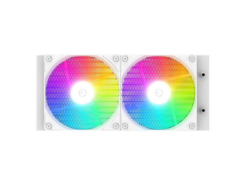 Жидкостная система охлаждения ID-Cooling SL240 XE WHITE /LCD SCREEN /300W /all Intel /all AMD