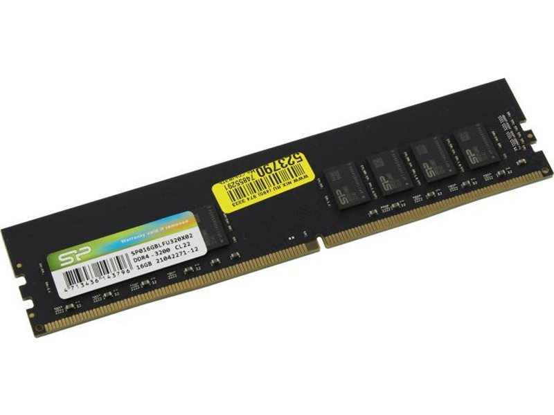 Silicon Power DDR4 DIMM 16GB SP016GBLFU320X02 PC4-25600, 3200MHz