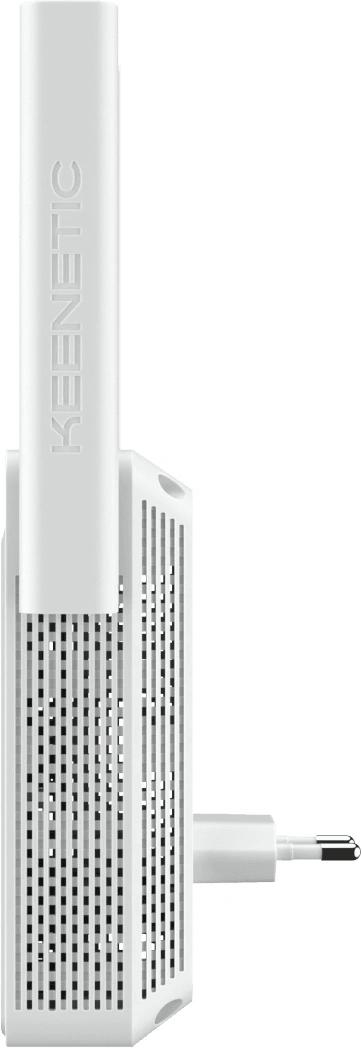 Повторитель беспроводного сигнала Keenetic Netcraze Buddy 6 (NC-3411) AX3000 10/100/1000BASE-TX белый