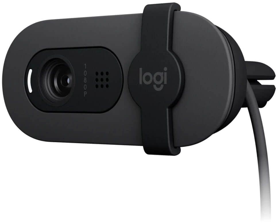 Камера Web Logitech Brio 95 графитовый 2Mpix (1920x1080) USB2.0 с микрофоном для ноутбука (960-001583)