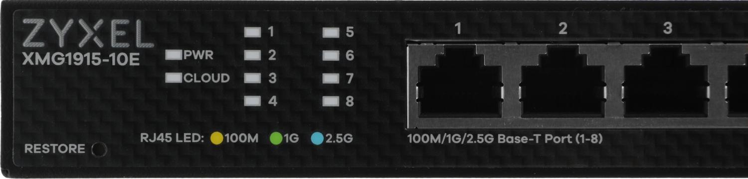 Коммутатор Zyxel NebulaFlex XMG1915-10E-EU0101F (L3) 8x2.5Гбит/с 2SFP+ управляемый