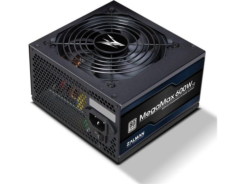 Блок питания Zalman ATX 600W ZM600-TXII V2 80+ white (20+4pin) APFC 120mm fan 6xSATA RTL