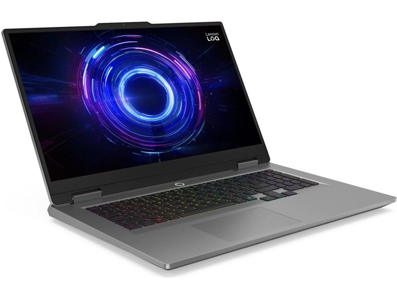 Ноутбук Lenovo LOQ 17IRX10 Core i5 13450HX 16Gb SSD512Gb NVIDIA GeForce RTX5050 8Gb 17.3" IPS FHD (1920x1080) без ОС grey WiFi BT Cam (83JH0089RK)