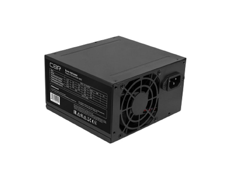 Блок питания CBR ATX 500W, 8cm fan, 24pin/1*4pin/1*IDE/2*SATA, кабель питания 1.2м, черный [PSU-ATX500-08EC] OEM