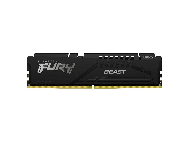 Память DDR5 32GB 6400MHz Kingston KF564C32BBE-32 Fury Beast RTL Gaming PC5-51200 CL32 DIMM 288-pin 1.4В single rank с радиатором Ret