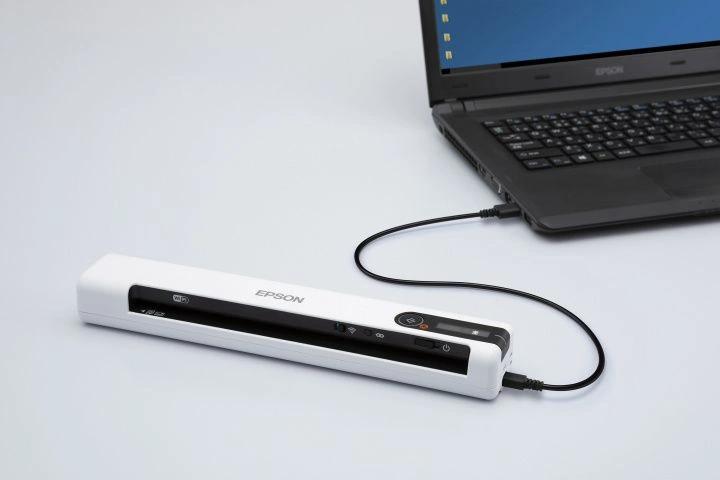 Сканер протяжный Epson WorkForce DS-80W (B11B253402) A4 белый