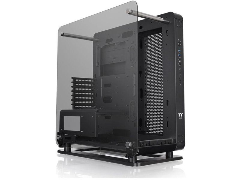 Корпус Thermaltake Core P6 TG черный без БП ATX 13x120mm 8x140mm 2xUSB2.0 2xUSB3.0 audio bott PSU