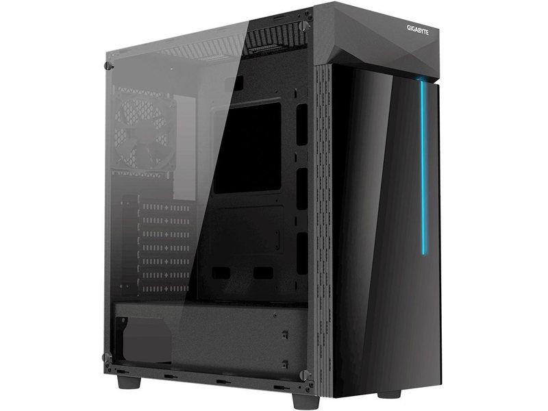 Корпус Gigabyte C200 Glass MidTower, ATX, USB3.0 x2, Audio I/O, Black, TG (551247)