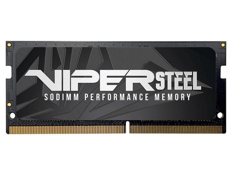Память DDR4 8Gb 2666MHz Оперативная память DDR4 8Gb 2666MHz Patriot PVS48G266C8S Viper Steel RTL PC4-21300 CL18 SO-DIMM 260-pin 1.2В single rank Ret [PVS48G266C8S]