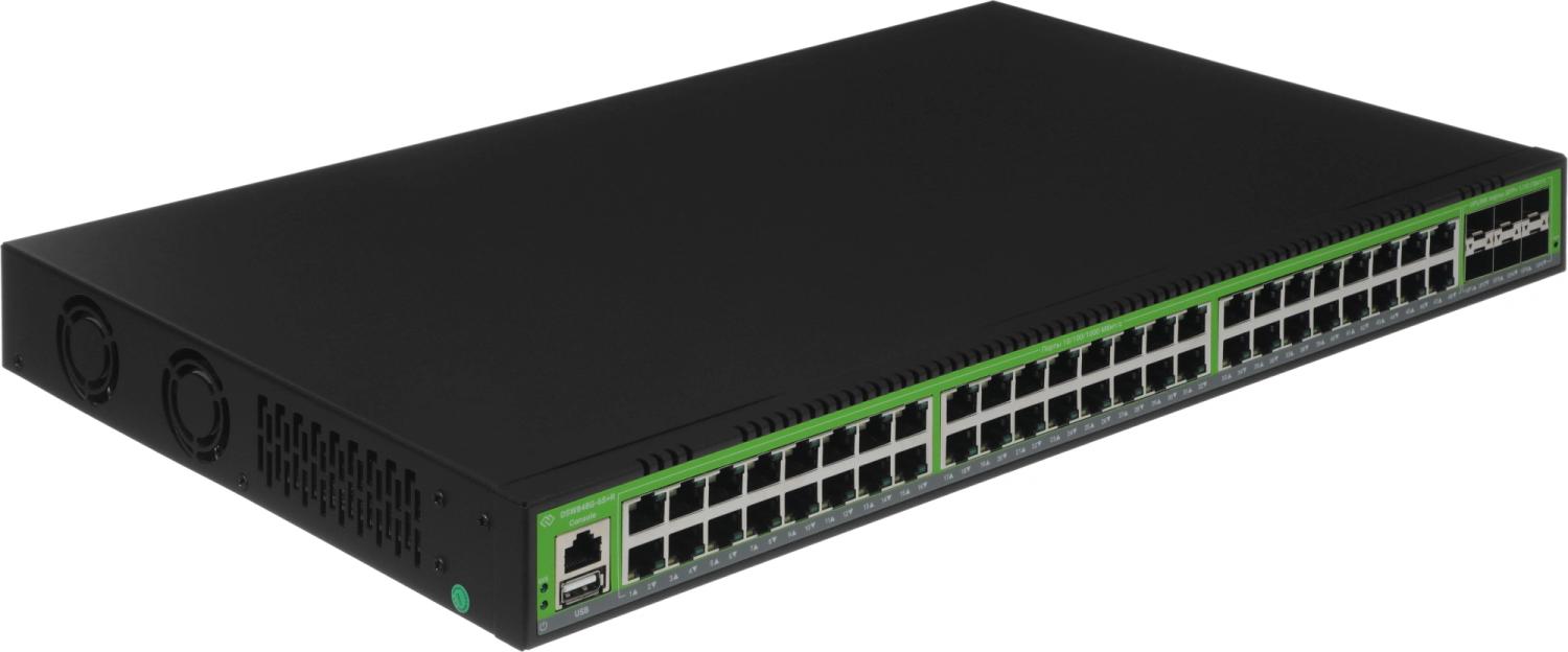 Коммутатор Digma DSW848G-6S+R (L3) 48x1Гбит/с 6SFP+ управляемый