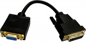 Переходник Buro DVI-D (m) VGA (f) 0.23м (BU-DVI-VGA) черный [BU-DVI-VGA]