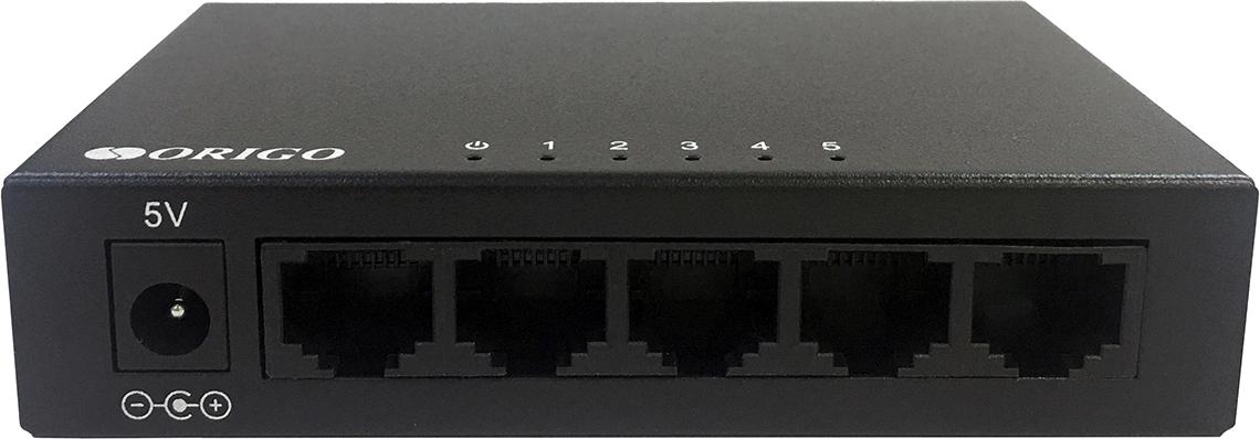 Коммутатор Origo OS2205 OS2205/A2A (L2) 5x1Гбит/с неуправляемый