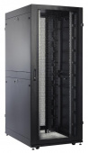 Шкаф серверный ЦМО (ШТК-СП-48.8.12-48АА-9005) напольный 48U 800x1130мм пер.дв.перфор. задн.дв.перфор.2-хст. 2 бок.пан. направл.под закл.гайки 1350кг черный 890мм 170кг 180град. 2215мм