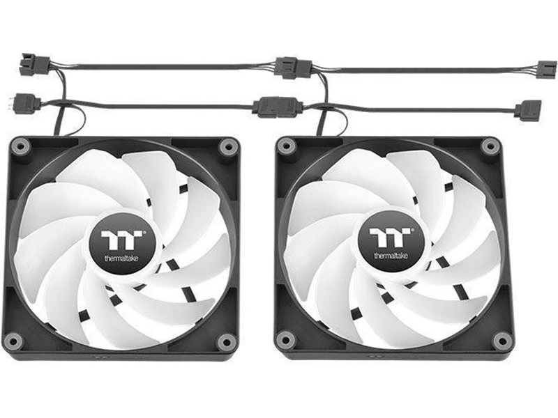 Вентилятор для корпуса Thermaltake CT140 Sync Reverse ARGB 140х140x25 черный 4-pin 32.8дБ (упак.:2шт) (CL-F174-PL14SW-A) Ret