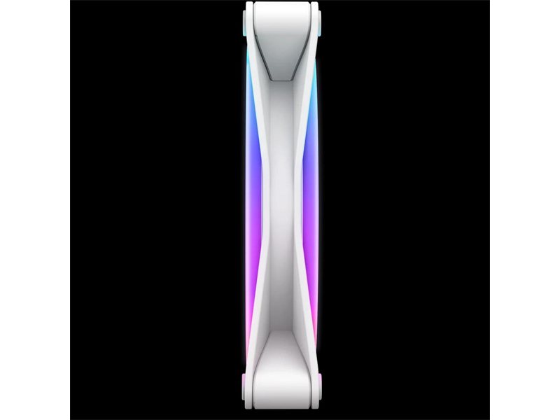 Кулер для корпуса ПК/ Case Cooler NZXT F140 RGB Duo (140x140x25mm, 4-pin PWM, RGB, 84.75CFM, 36dBA, 1800RPM, White)