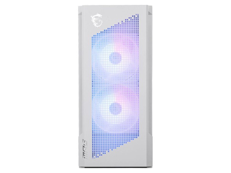 Корпус MSI для ПК MPG VELOX 300R AIRFLOW PZ WHITE, Global, 2xUSB 3.2 Gen 1, 1xUSB 3.2 Gen2 Type-C, 2x160mm ARGB Fan, 1