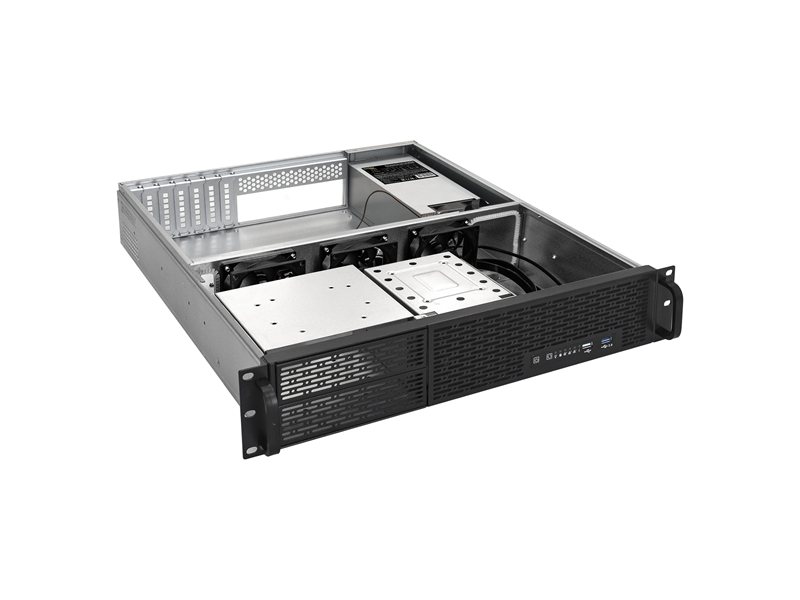 Exegate EX293932RUS Серверный корпус ExeGate Pro 2U550-06/2U2088 <RM 19", высота 2U, глубина 550, БП 2U-920ADS, USB+USB3.0>