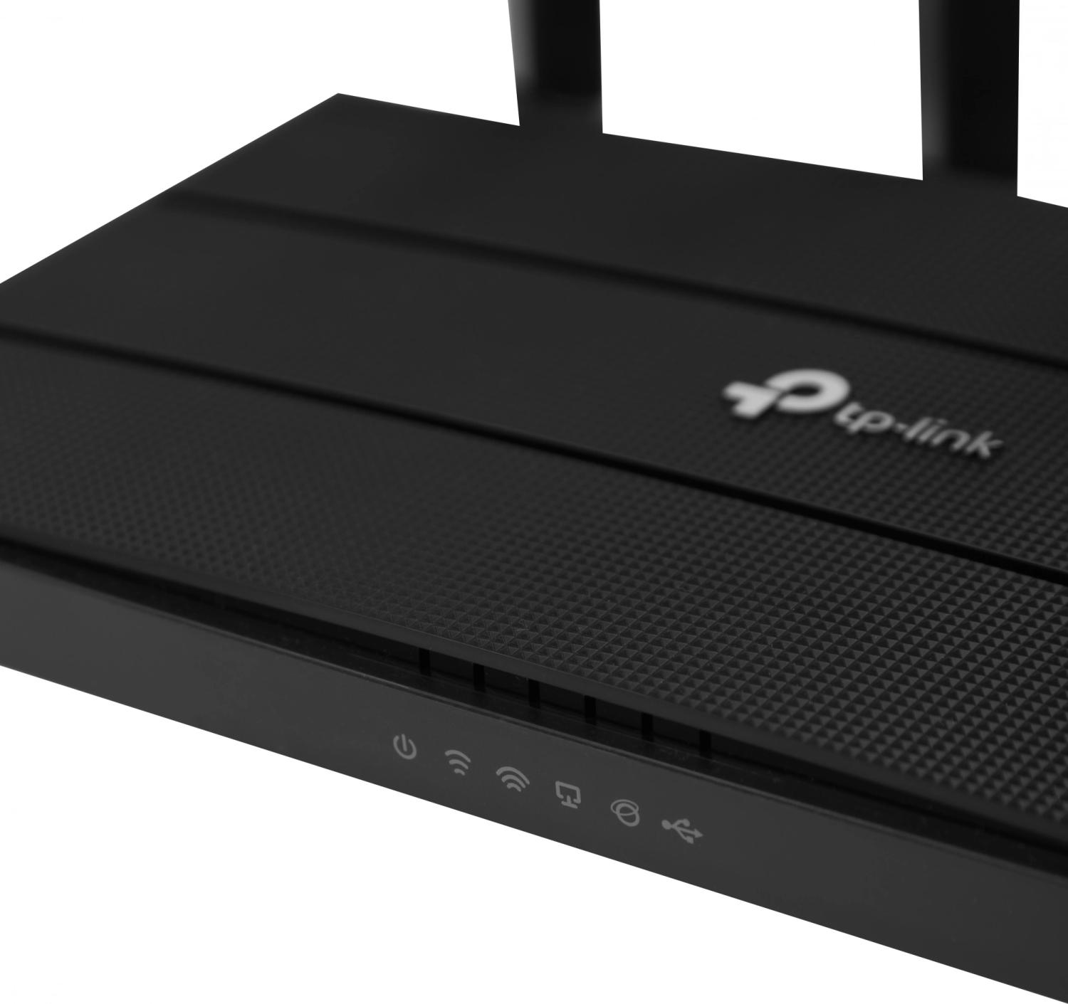 Роутер беспроводной TP-Link Archer C6U AC1200 10/100/1000BASE-TX черный