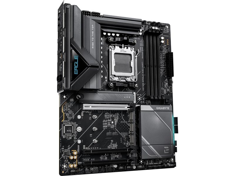 Материнская плата Gigabyte X870E EAGLE X WF7 Socket AM5 AMD X870E 4xDDR5 ATX AC`97 8ch(7.1) 5Gigabit RAID+HDMI