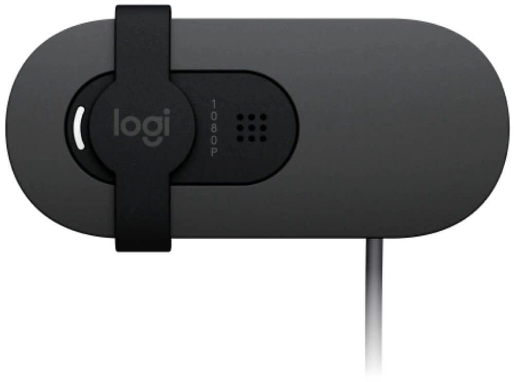 Камера Web Logitech Brio 95 графитовый 2Mpix (1920x1080) USB2.0 с микрофоном для ноутбука (960-001583)