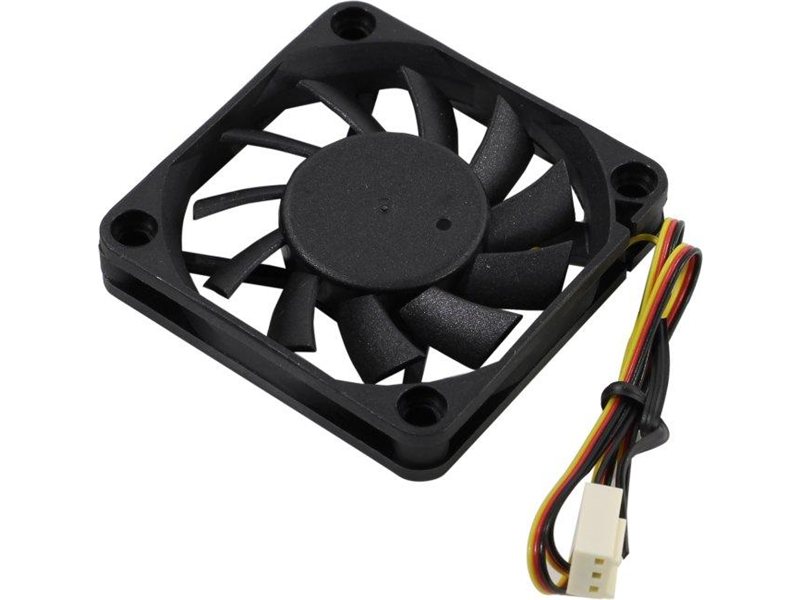 Exegate EX283368RUS Вентилятор ExeGate ExtraSilent ES06010S3P, 60x60x10 мм, подшипник скольжения, 3pin, 3000RPM, 23dBA