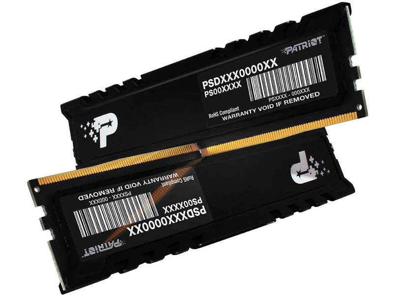 Память DDR5 2x16GB 5600MHz Patriot PSP532G5600KH1 Signature Premium RTL PC5-44800 CL46 DIMM UDIMM 288-pin 1.1В kit single rank с радиатором Ret