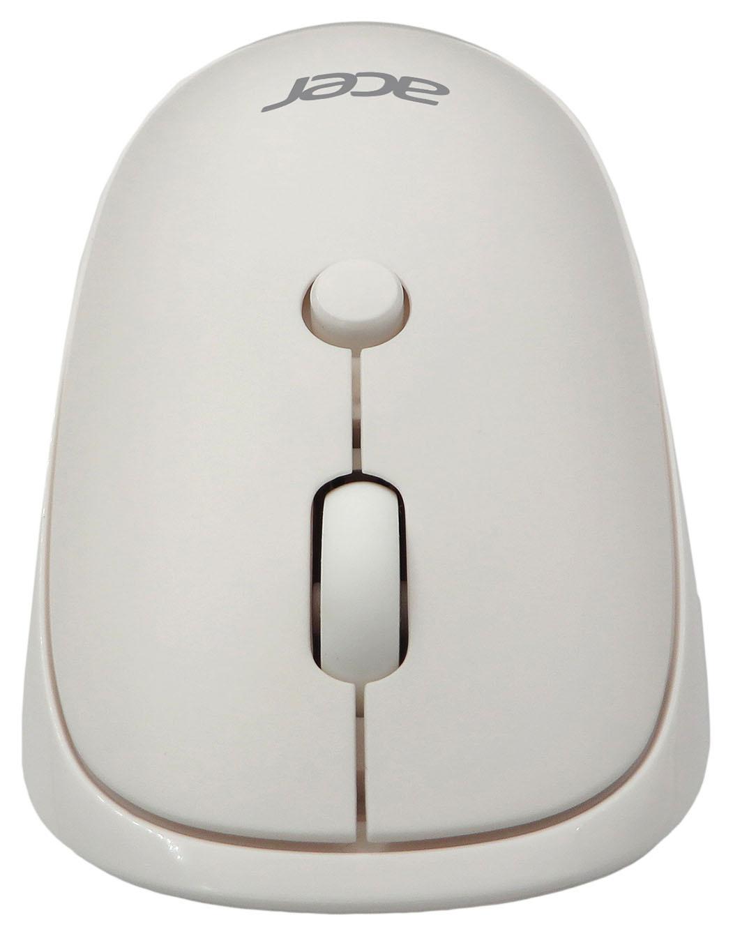 Мышь Acer OMR138 белый оптическая 1600dpi беспров. USB 3but (ZL.MCEEE.01L)