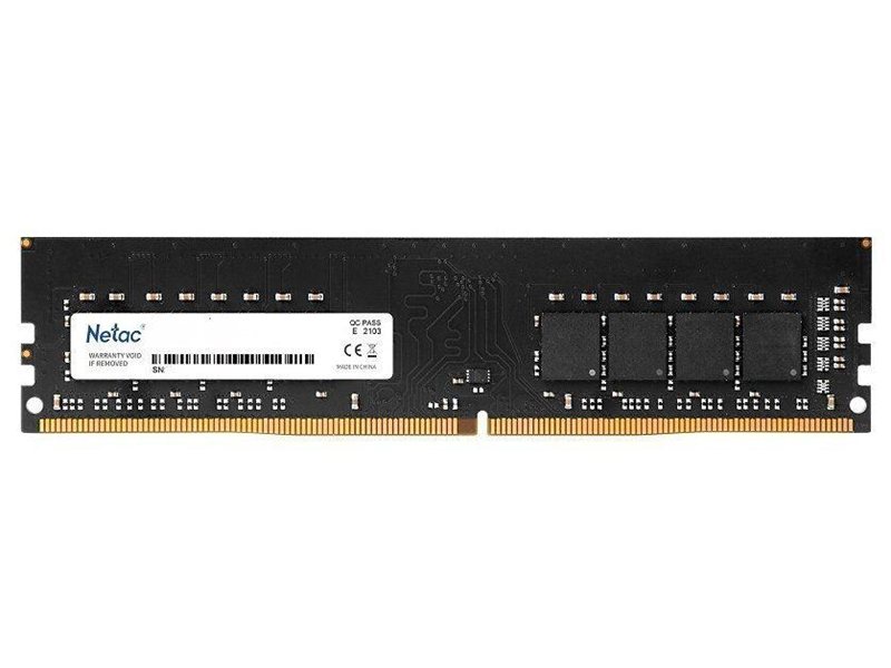 Память DDR4 8GB 3200MHz Netac NTBSD4P32SP-08 Basic RTL PC4-25600 CL16 DIMM UDIMM 288-pin 1.35В single rank Ret