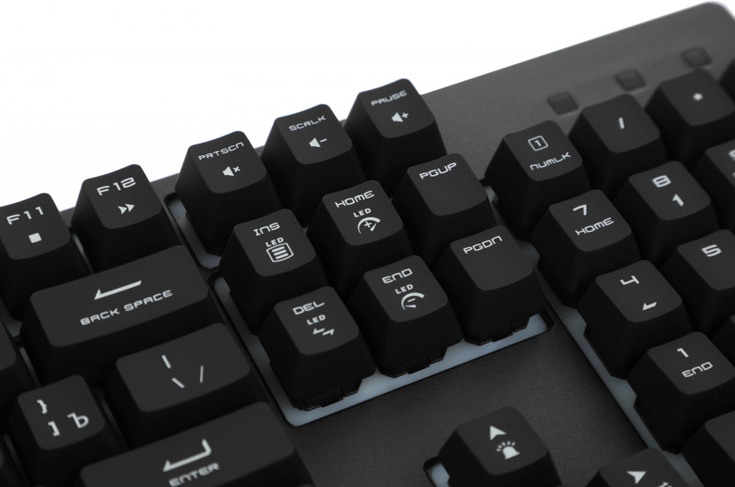 Клавиатура MSI GK30 RU черный USB Multimedia for gamer LED (подставка для запястий) (S11-04RU236-CLA) кабель 1.8м