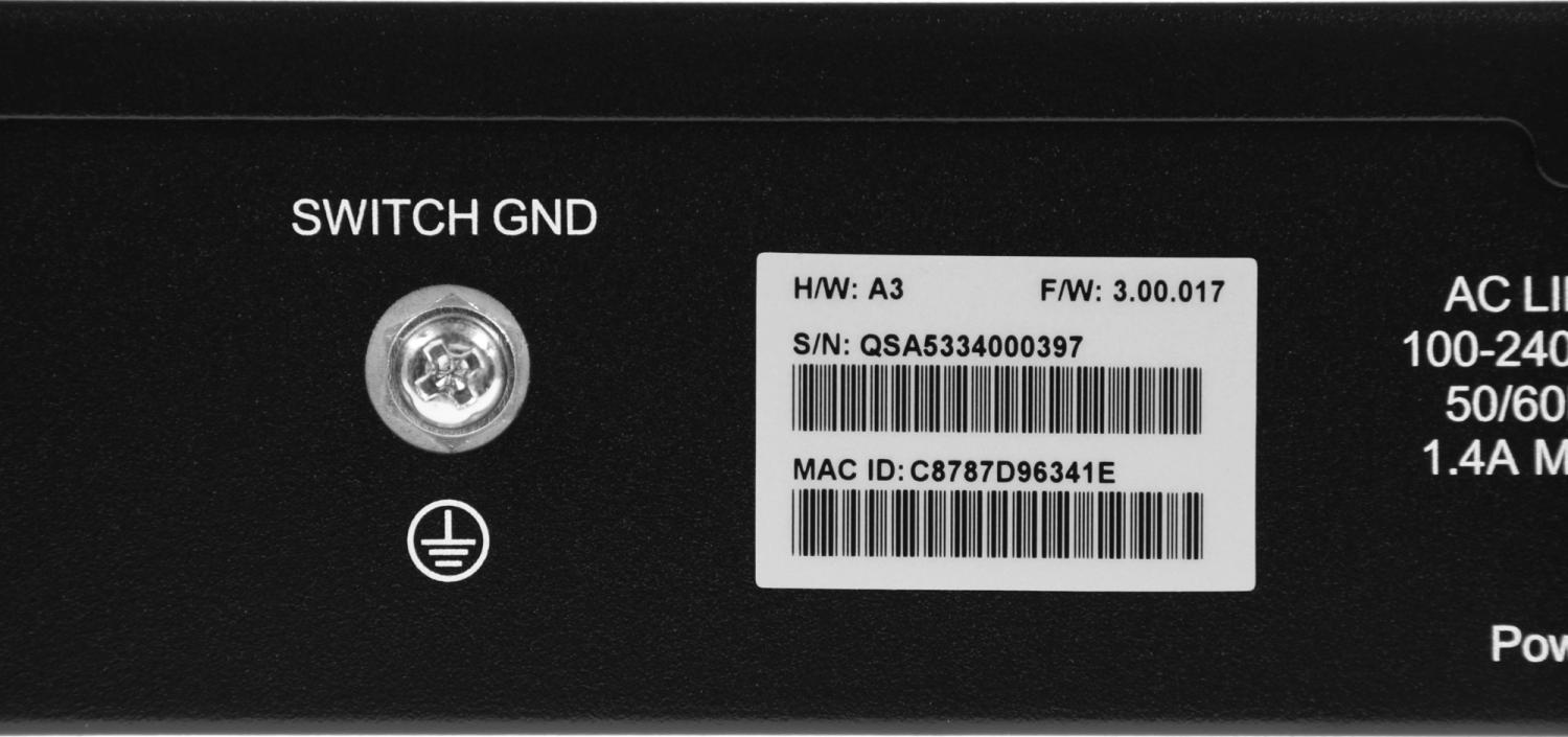Коммутатор D-Link DGS-1100-24PV2/A DGS-1100-24PV2/A3A (L2) 24x1Гбит/с 12PoE+ 100W управляемый