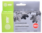 Картридж струйный Cactus CS-PGI480XXLBK PGI-480XLBK черный пигментный (24.4мл) для Canon Pixma TR7540/TR8540/TS6140/TS8140 с чипом