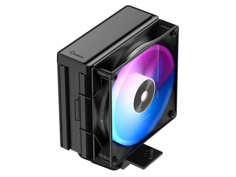 Кулер для процессора/ CPU Cooler Ocypus Delta A40 BK ARGB (220W, 4-pin PWM, 156.7mm, Al/Cu, 4x6mm, ARGB, 1x120mm, 73CFM, 29dBA, 2000RPM, S: 1851/1700/1200/115X, AM5/AM4, black)