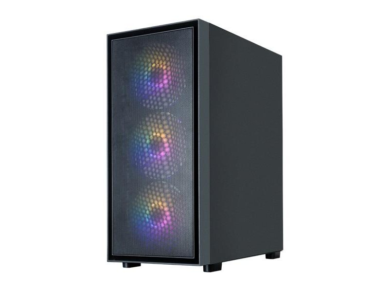 корпус ZALMAN S6, ATX, BLACK, WINDOW, 1xCombo (2.5'' or 3.5''), 3x2.5'', 1x3.5'', 1xUSB Type C, 1xUSB3.0, 2xUSB2.0, FRONT 3x140mm FRGB, REAR 1x120mm FRGB