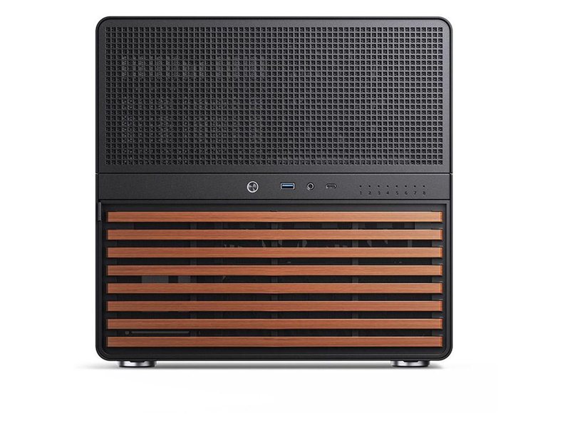 Корпус без блока питания/ Case JONSBO N5, Mini-Tower, 3x120mm, 1xUSB-A 3.0 + 1xUSB-C 3.2, E-ATX, ATX, mATX, mITX Black